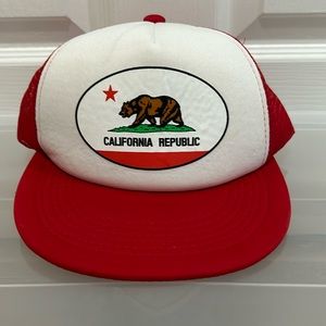 California republic trucker hat